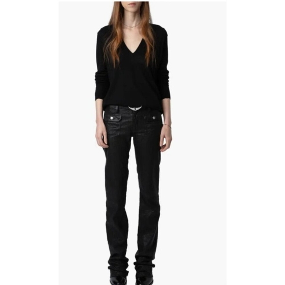 Rivy V-Neck Sweater Zadig & Voltaire Size M - Picture 1 of 13